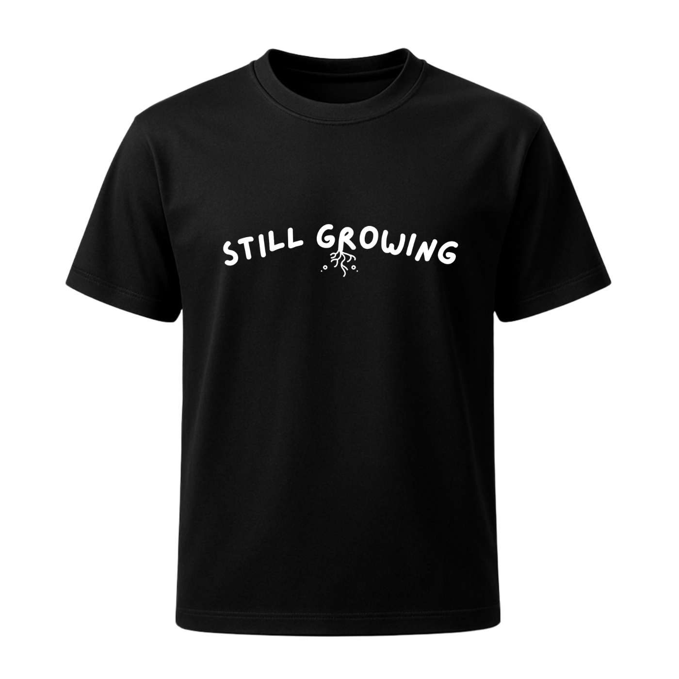 Still Growing Black Tee