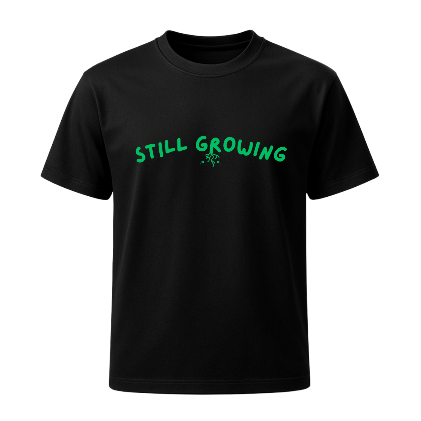 Still Growing Black Tee